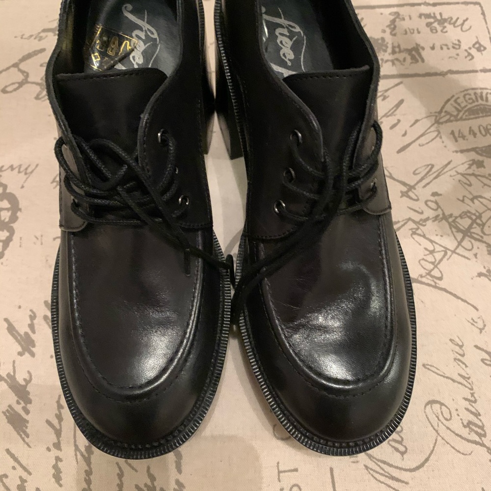 Free People Leather Platform Shoes - Picture 9 of 9